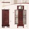 Costway Jewelry Cabinet Armoire Box Storage Chest Stand Organizer Wood Christmas Gift Black/White/Gray/Brown